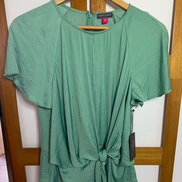 Vince Camuto tie front blouse - Picture 1 of 2